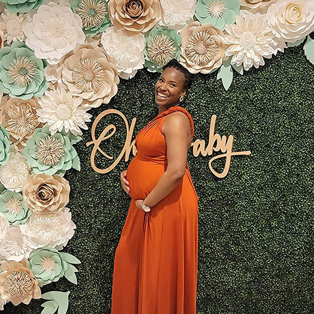 72styles Burnt Orange Infinity Dress Maternity