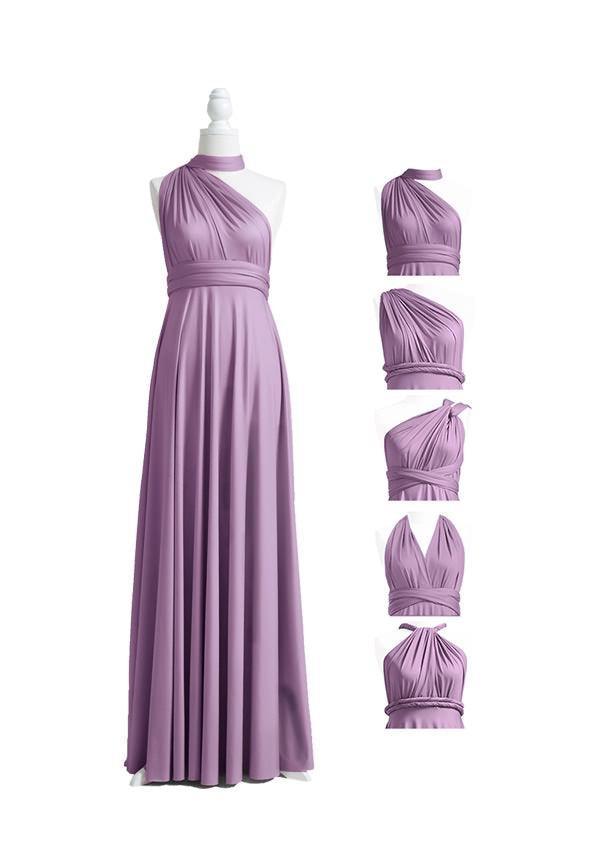 Mauve  Maxi Multiway Convertible Infinity Dress